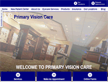 Tablet Screenshot of primaryvisioncare.net